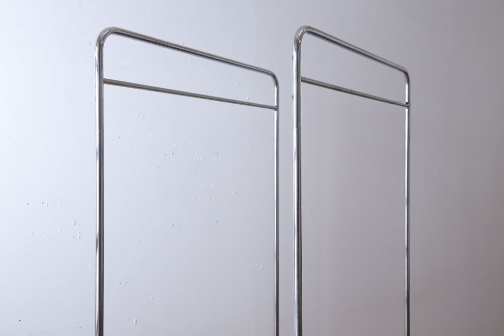 アンティーク雑貨　アンティーク　古い医療用スクリーン2基セット(衝立・パーテーション)