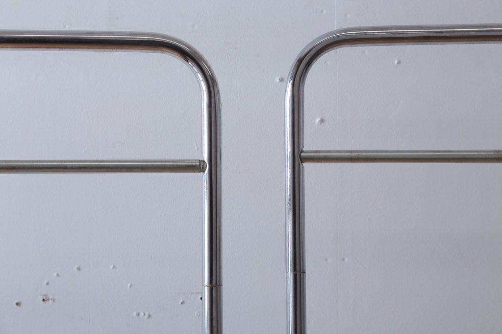 アンティーク雑貨　アンティーク　古い医療用スクリーン2基セット(衝立・パーテーション)