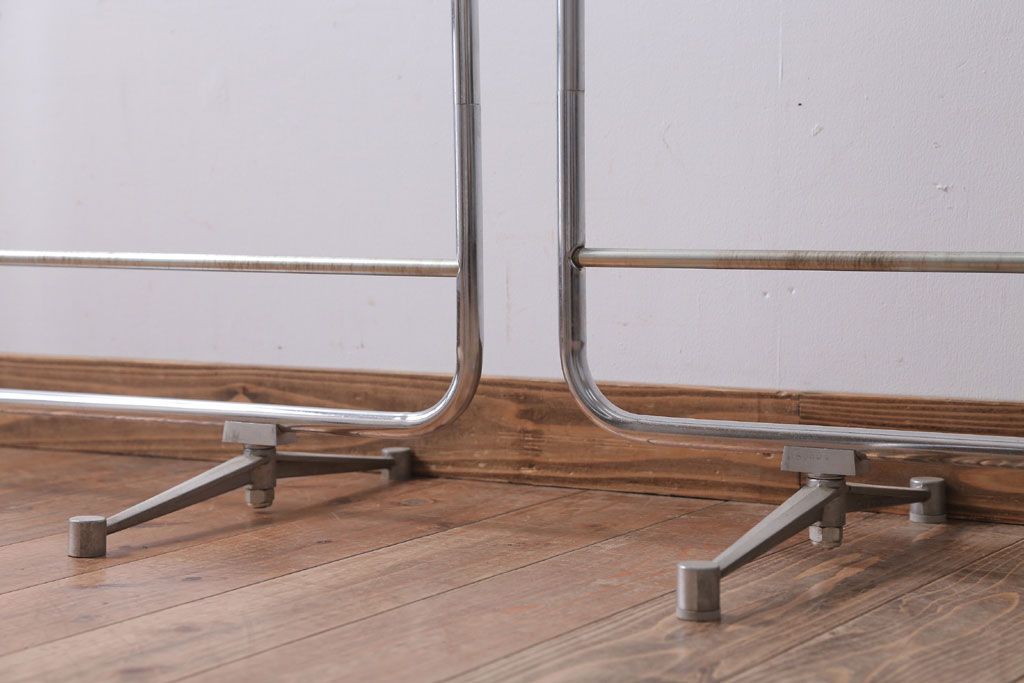 アンティーク雑貨　アンティーク　古い医療用スクリーン2基セット(衝立・パーテーション)