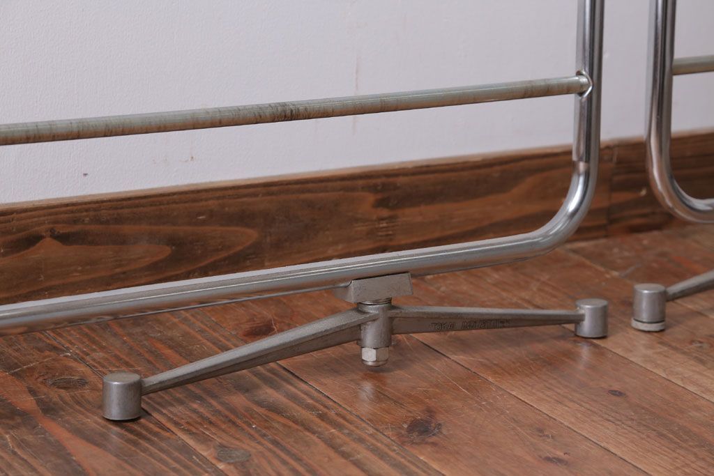 アンティーク雑貨　アンティーク　古い医療用スクリーン2基セット(衝立・パーテーション)