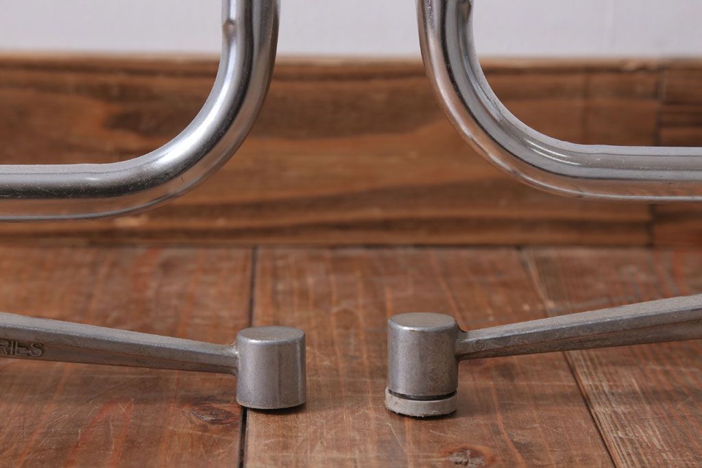 アンティーク雑貨　アンティーク　古い医療用スクリーン2基セット(衝立・パーテーション)