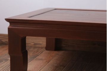 アンティーク家具　和製アンティーク　総欅材の上品な座卓(センターテーブル)