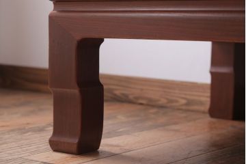 アンティーク家具　和製アンティーク　総欅材の上品な座卓(センターテーブル)