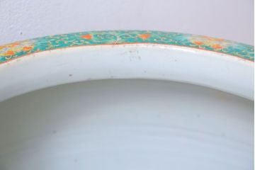 アンティーク雑貨　アンティーク　十錦手　鳳凰の図　色絵火鉢