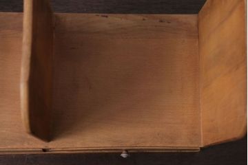 アンティーク雑貨　和製アンティーク　引き出し付き!古い木製の小さな本立て(2)