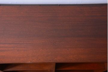 アンティーク家具　和製アンティーク　特大サイズ!古い木の重厚なアンティークマス目棚(2)