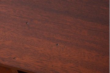 アンティーク家具　和製アンティーク　特大サイズ!古い木の重厚なアンティークマス目棚(2)