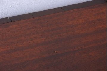 アンティーク家具　和製アンティーク　特大サイズ!古い木の重厚なアンティークマス目棚(2)