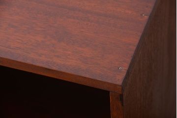 アンティーク家具　和製アンティーク　特大サイズ!古い木の重厚なアンティークマス目棚(2)