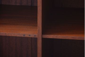 アンティーク家具　和製アンティーク　特大サイズ!古い木の重厚なアンティークマス目棚(2)