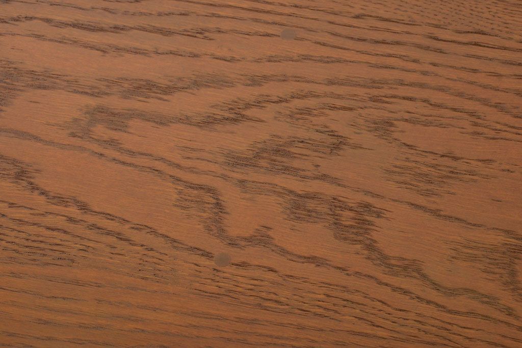 アンティーク家具　アンティーク　モールガラス入り!古い木の脚付きサイドボード(1)