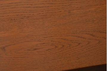 アンティーク家具　アンティーク　モールガラス入り!古い木の脚付きサイドボード(2)