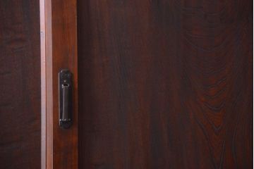 アンティーク家具　六尺　古民具・骨董　桜・欅材製!シンプルで上品なアンティーク水屋箪笥収納棚