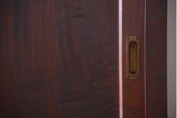 アンティーク家具　六尺　古民具・骨董　桜・欅材製!シンプルで上品なアンティーク水屋箪笥収納棚