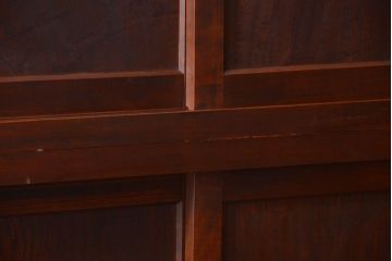 アンティーク家具　六尺　古民具・骨董　桜・欅材製!シンプルで上品なアンティーク水屋箪笥収納棚