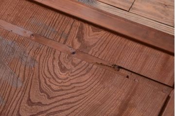 アンティーク家具　六尺　古民具・骨董　桜・欅材製!シンプルで上品なアンティーク水屋箪笥収納棚