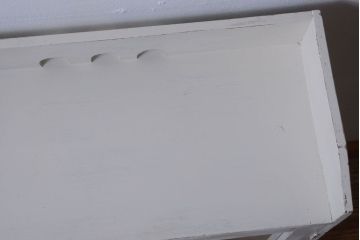 アンティーク家具　アンティークペイント　モダンなデザインの本箱(ブックケース)