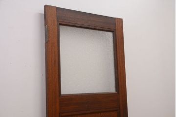 和製アンティーク　ダイヤガラス入り!レトロな木製ドア(2)