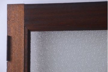 和製アンティーク　ダイヤガラス入り!レトロな木製ドア(2)