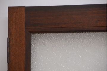 和製アンティーク　ダイヤガラス入り!レトロな木製ドア(2)