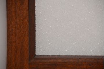 和製アンティーク　ダイヤガラス入り!レトロな木製ドア(2)