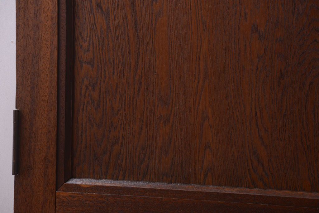 和製アンティーク　ダイヤガラス入り!レトロな木製ドア(2)