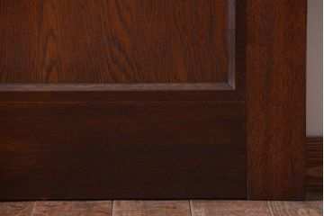 和製アンティーク　ダイヤガラス入り!レトロな木製ドア(2)