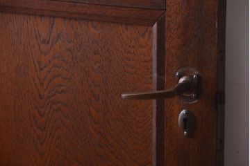 和製アンティーク　ダイヤガラス入り!レトロな木製ドア(2)