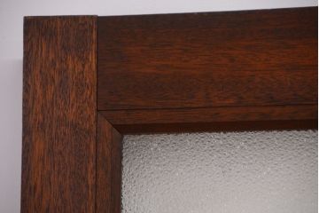 和製アンティーク　ダイヤガラス入り!レトロな木製ドア(2)