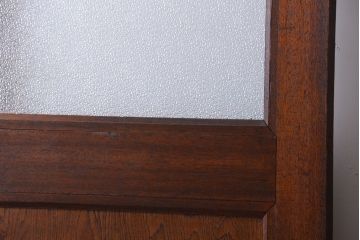 和製アンティーク　ダイヤガラス入り!レトロな木製ドア(2)