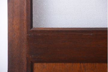 和製アンティーク　ダイヤガラス入り!レトロな木製ドア(2)