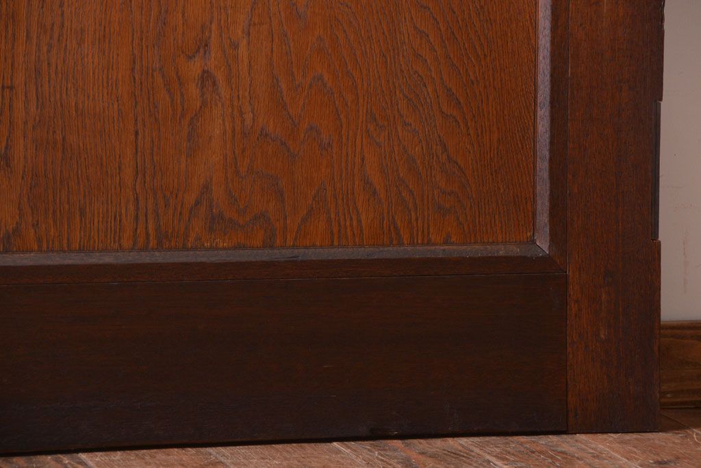 和製アンティーク　ダイヤガラス入り!レトロな木製ドア(2)