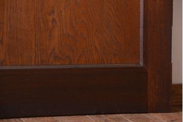 和製アンティーク　ダイヤガラス入り!レトロな木製ドア(2)