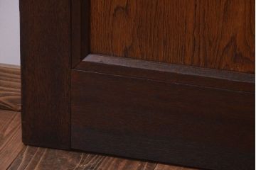 和製アンティーク　ダイヤガラス入り!レトロな木製ドア(2)