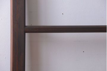 和製アンティーク　幅の狭い古いガラス戸2枚セット