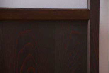 和製アンティーク　幅の狭い古いガラス戸2枚セット