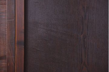 古民具・骨董　栓材一枚板!特注品の高級アンティーク帯戸2枚セット