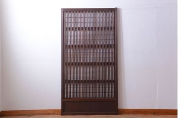 アンティーク　裏障子付き!和モダンな格子戸