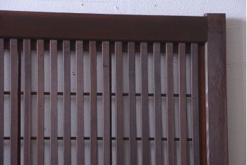 アンティーク　裏障子付き!和モダンな格子戸