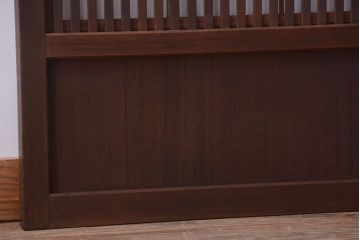 アンティーク　裏障子付き!和モダンな格子戸