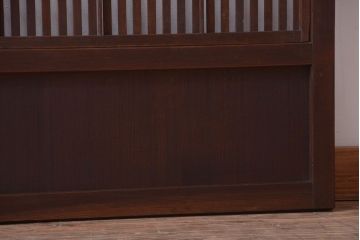 アンティーク　裏障子付き!和モダンな格子戸
