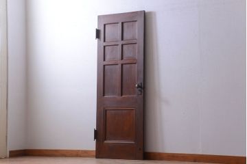 アンティーク　古い木のシンプルで上質なドア(2)