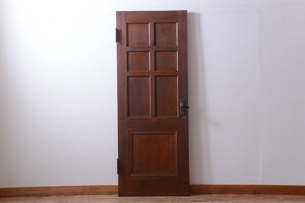 アンティーク　古い木のシンプルで上質なドア(2)