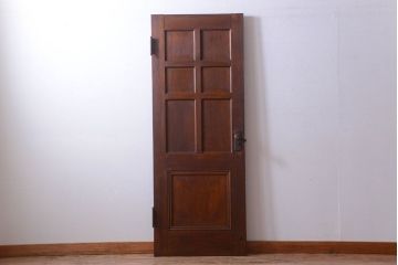 アンティーク　古い木のシンプルで上質なドア(2)