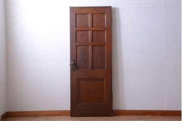 アンティーク　古い木のシンプルで上質なドア(2)