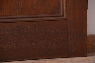 アンティーク　古い木のシンプルで上質なドア(2)