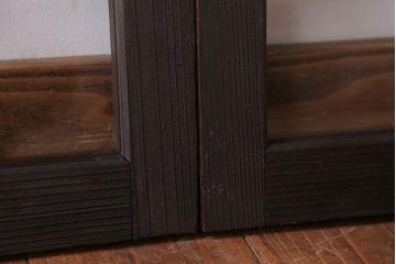 アンティーク　モダンな古い木製明り取り(欄間)