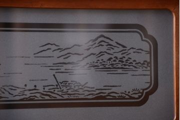 古民具・骨董　腰板欅材!上質で上品な高級格子戸4枚セット