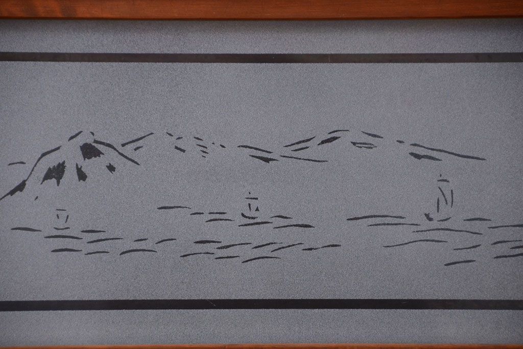 古民具・骨董　腰板欅材!上質で上品な高級格子戸4枚セット