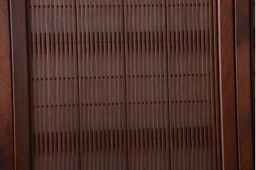 古民具・骨董　腰板欅材!上質で上品な高級格子戸4枚セット